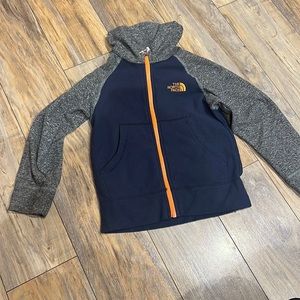 The north face kids fleece zip up jacket